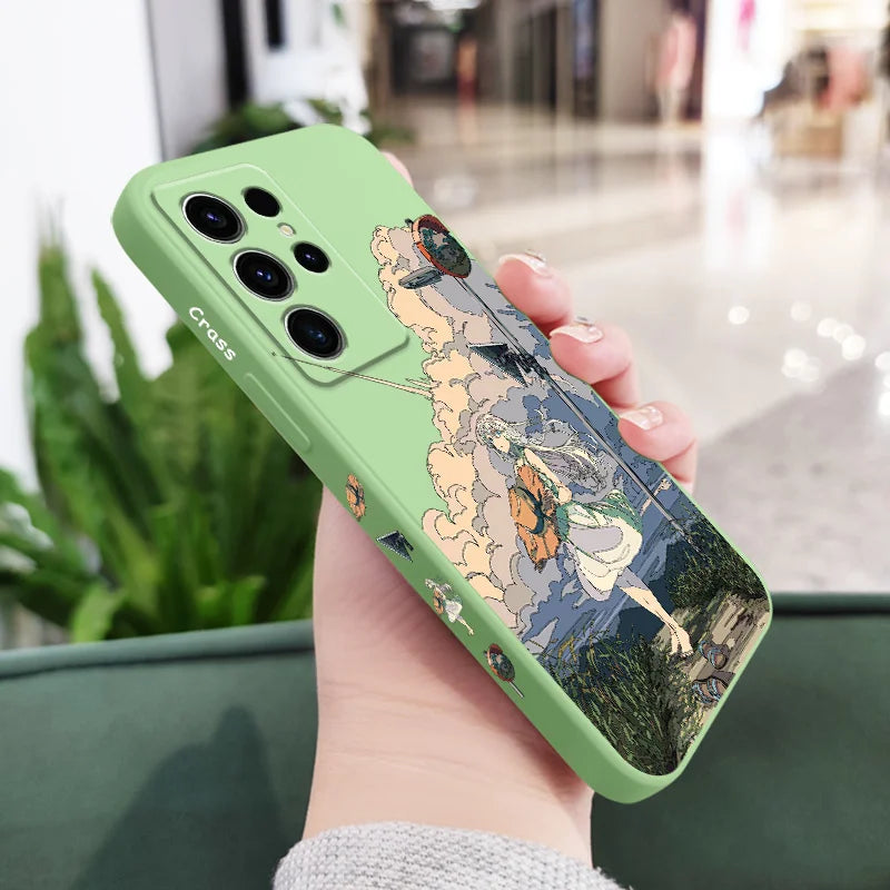 Straw Hat Girl Case For Samsung Galaxy