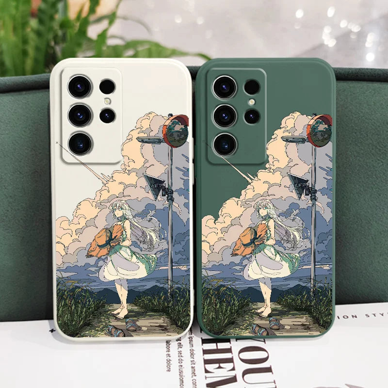 Straw Hat Girl Case For Samsung Galaxy