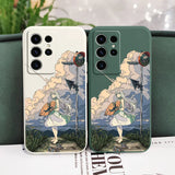 Straw Hat Girl Case For Samsung Galaxy