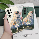 Straw Hat Girl Case For Samsung Galaxy