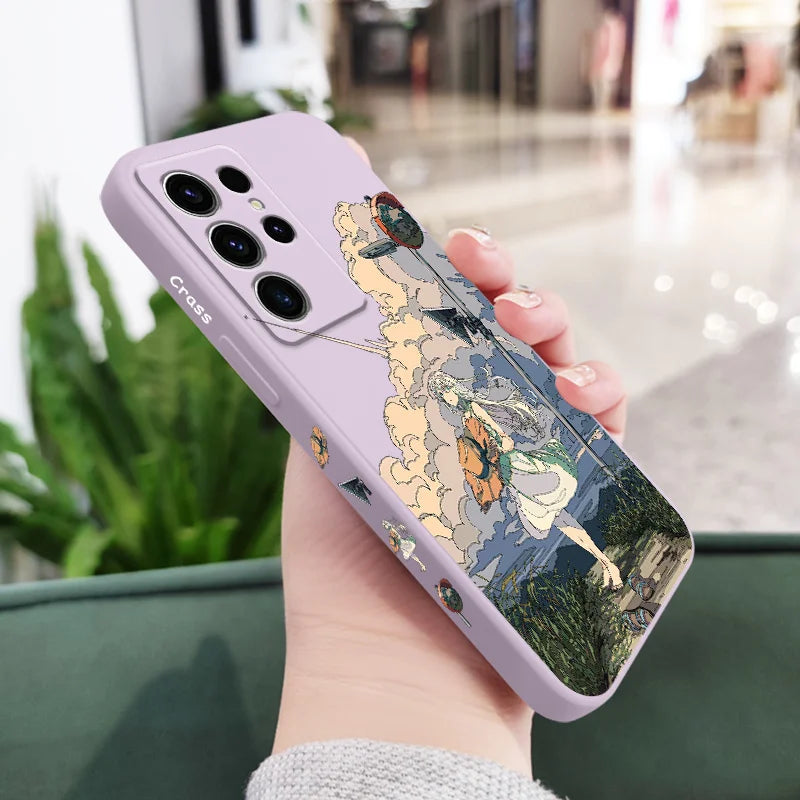Straw Hat Girl Case For Samsung Galaxy