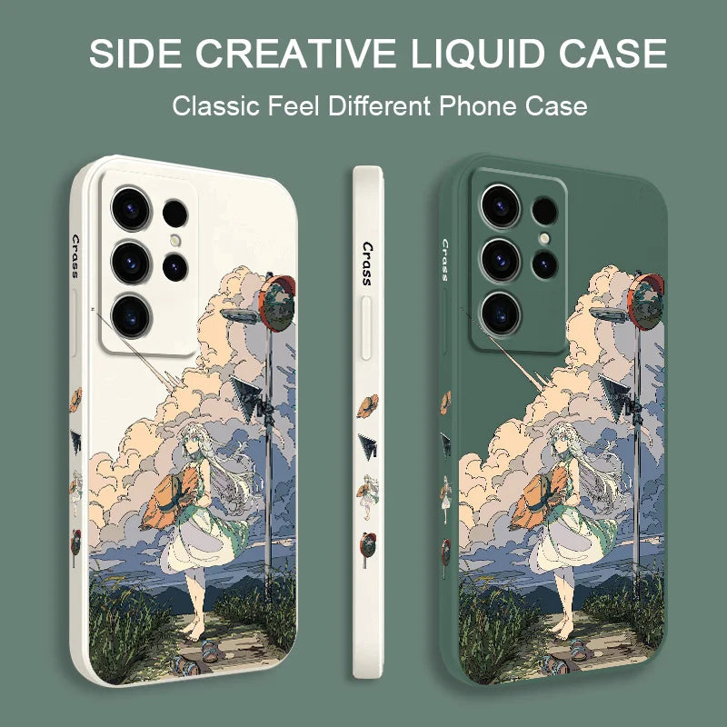 Straw Hat Girl Case For Samsung Galaxy