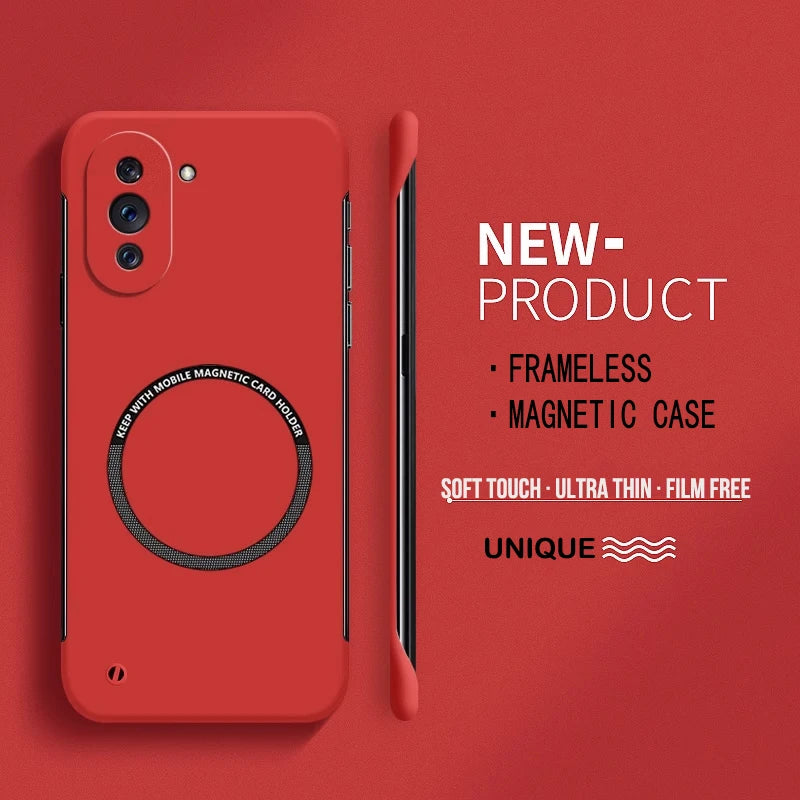 Ultra Thin Hard PC Magnetic Frameless Case For Huawei Nova