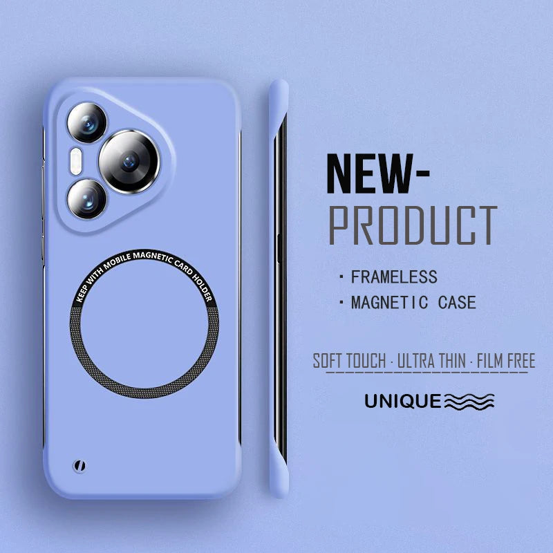 Ultra Thin Hard PC Magnetic Frameless Case For Huawei Pura