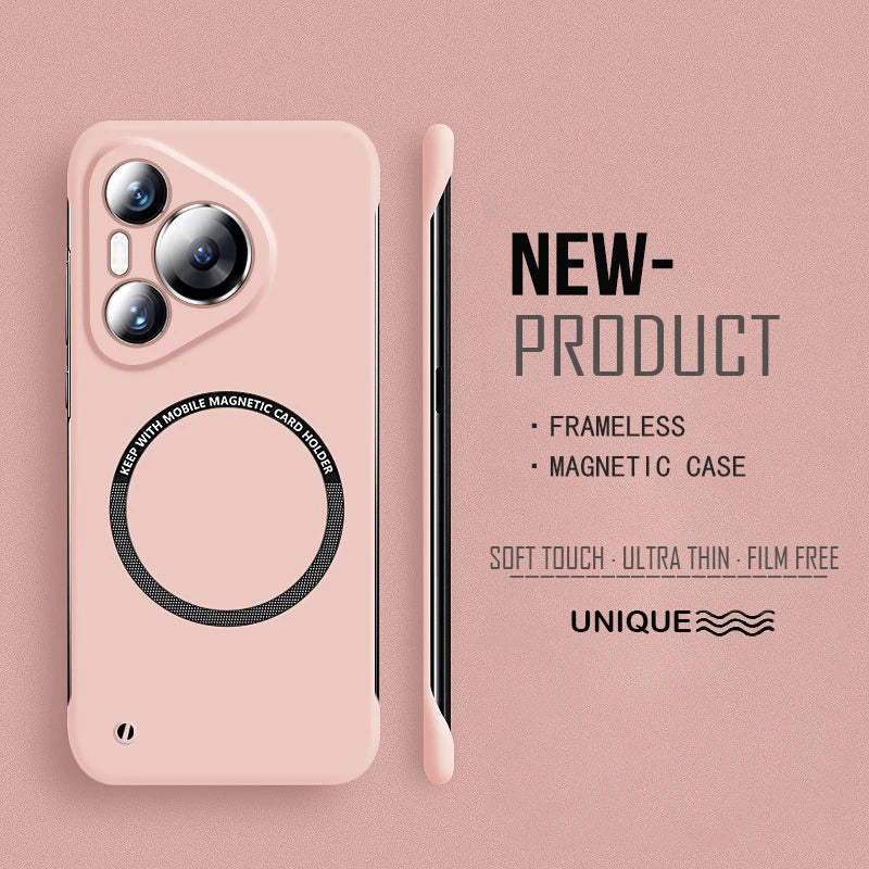 Ultra Thin Hard PC Magnetic Frameless Case For Huawei Pura