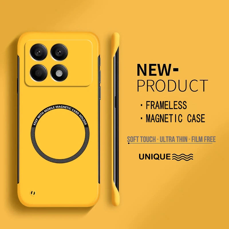 Ultra Thin Hard PC Magnetic Frameless Case For Xiaomi
