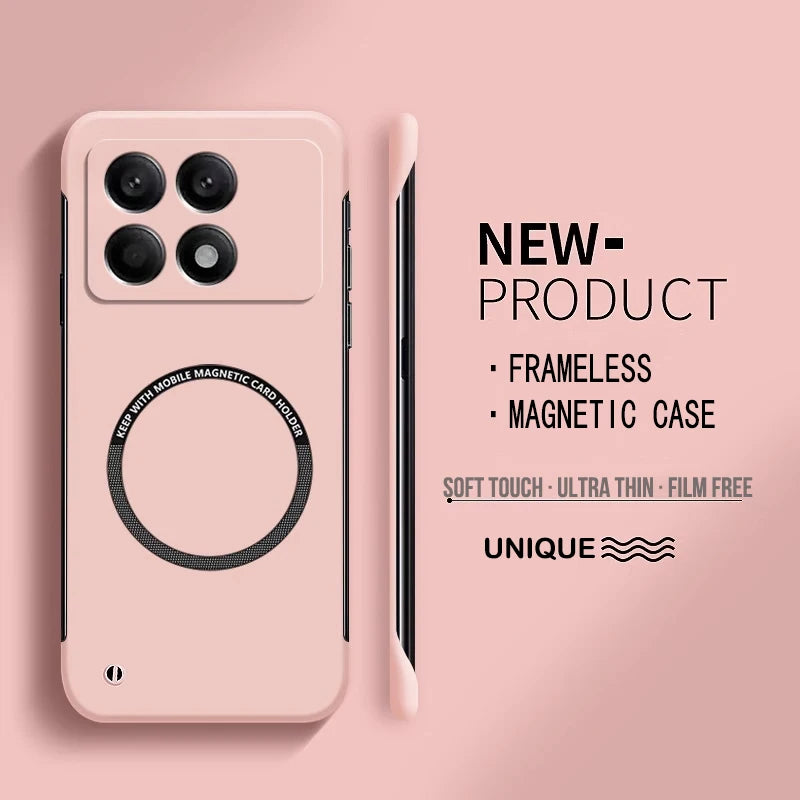 Ultra Thin Hard PC Magnetic Frameless Case For Xiaomi