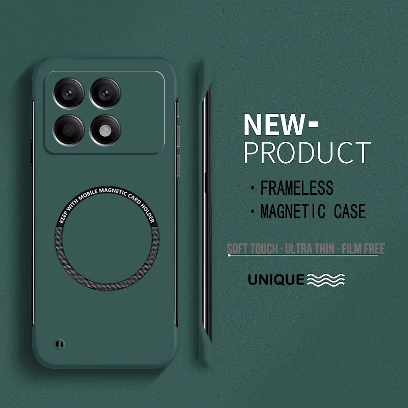 Ultra Thin Hard PC Magnetic Frameless Case For Xiaomi