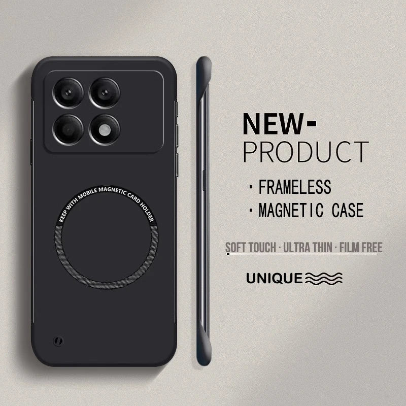 Ultra Thin Hard PC Magnetic Frameless Case For Xiaomi