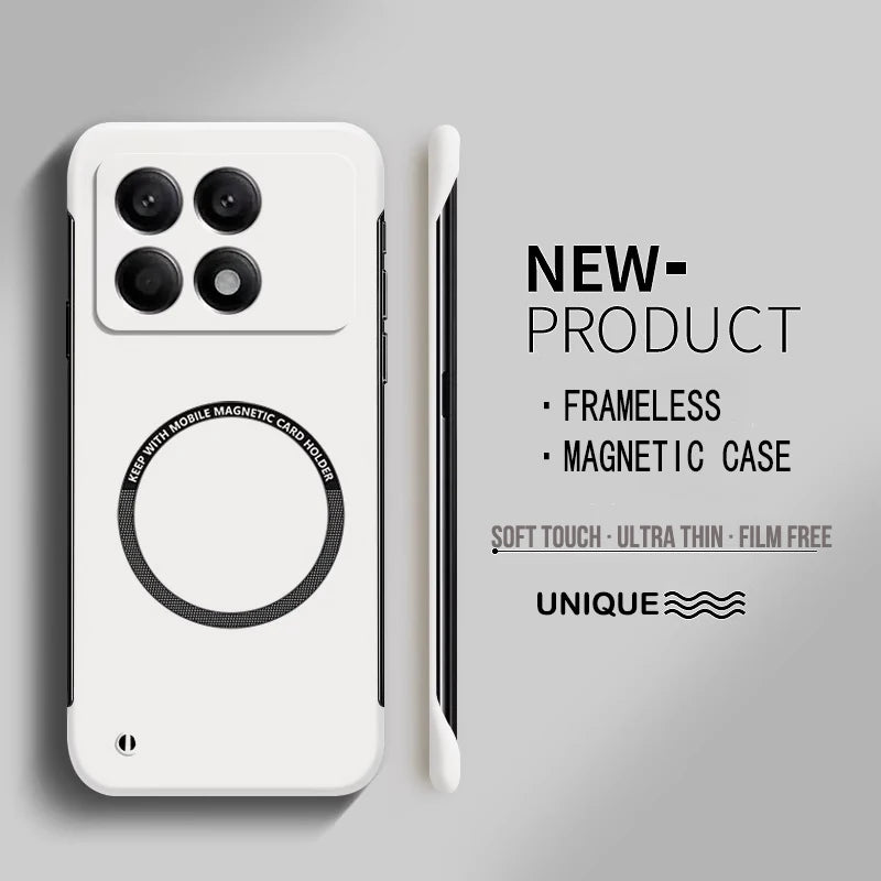 Ultra Thin Hard PC Magnetic Frameless Case For Xiaomi