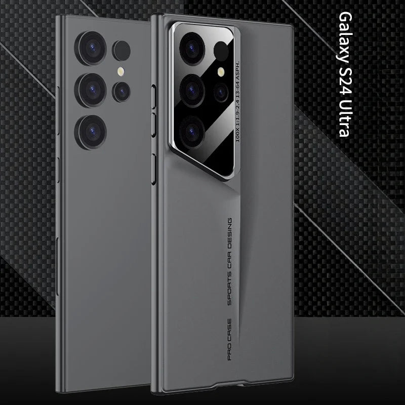 Ultra-Thin Matte Shockproof Lens Protection Hard PC Case For Samsung Galaxy