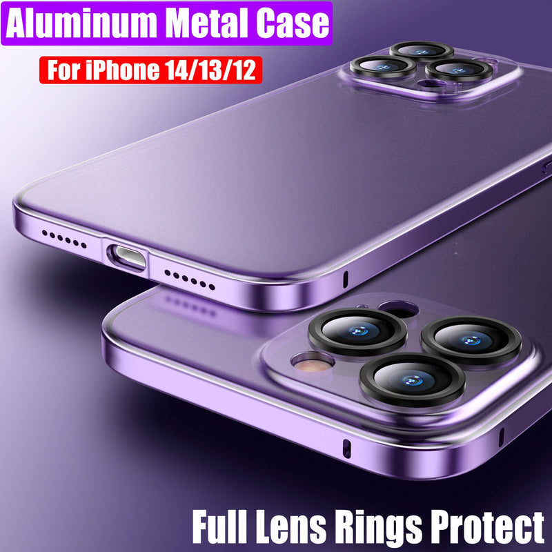 Ultra Slim Aluminum Metal Bumper Case For iPhone