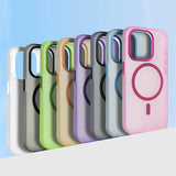 Ultrathin Liquid Silicone Frosted Magnetic Case for iPhone