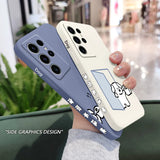 White Milk Dog Case For Samsung Galaxy
