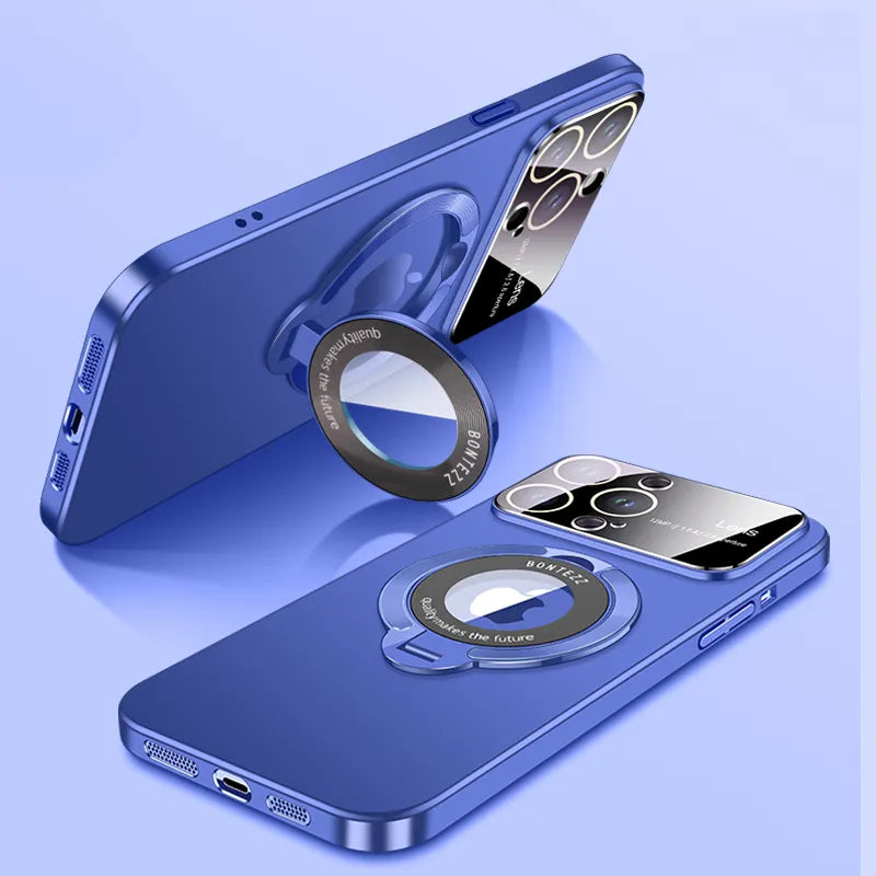 Frosted Magsafe Standing Holder Case For iPhone