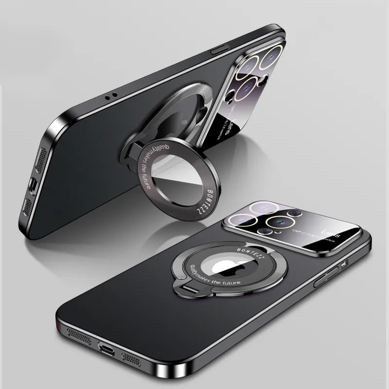 Frosted Magsafe Standing Holder Case For iPhone