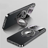 Frosted Magsafe Standing Holder Case For iPhone