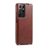 Luxury Vertical Flip Leather Full Package Case For Samsung