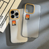 Ultra Thin Corrugated Matte Landcape Case For iPhone