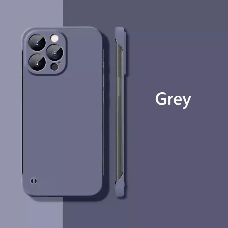 Frameless Slim Matte Hard Case For iPhone