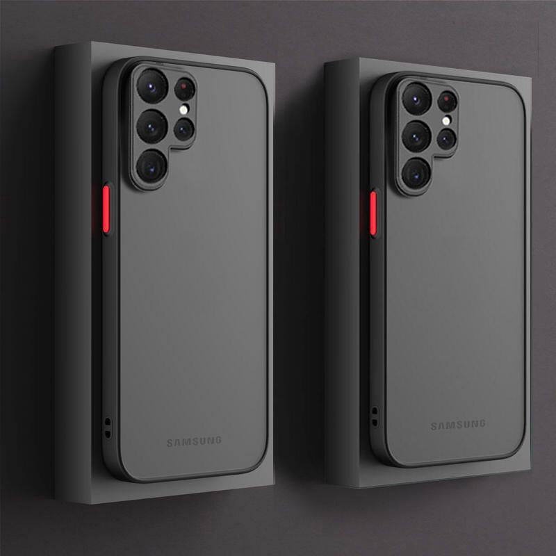 Luxury Matte Clear Case For Samsung Galaxy