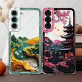 Soft Landscape Art Case For Samsung Galaxy