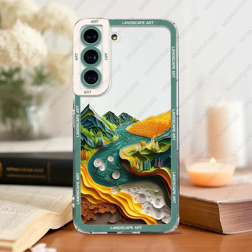 Soft Landscape Art Case For Samsung Galaxy