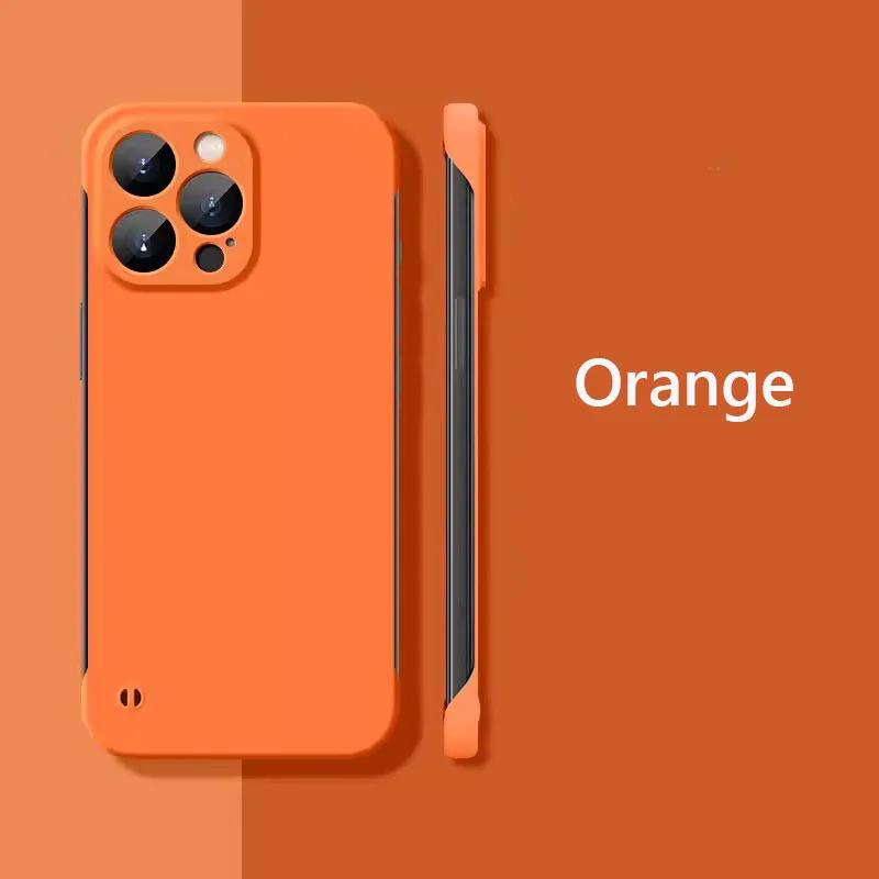 Frameless Slim Matte Hard Case For iPhone