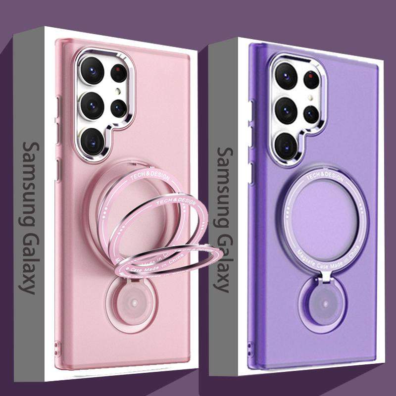 Magnetic Bracket Stand Case For Samsung
