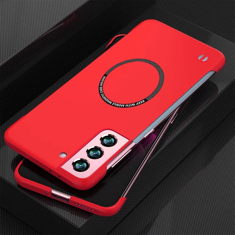 Magnetic Frameless Thin PC Case For Samsung