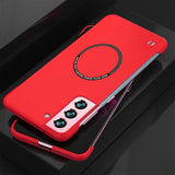 Magnetic Frameless Thin PC Case For Samsung
