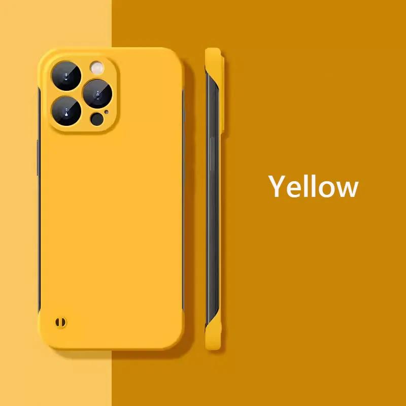 Frameless Slim Matte Hard Case For iPhone