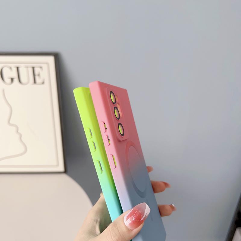 Magnetic Soft Silicone Case For Samsung