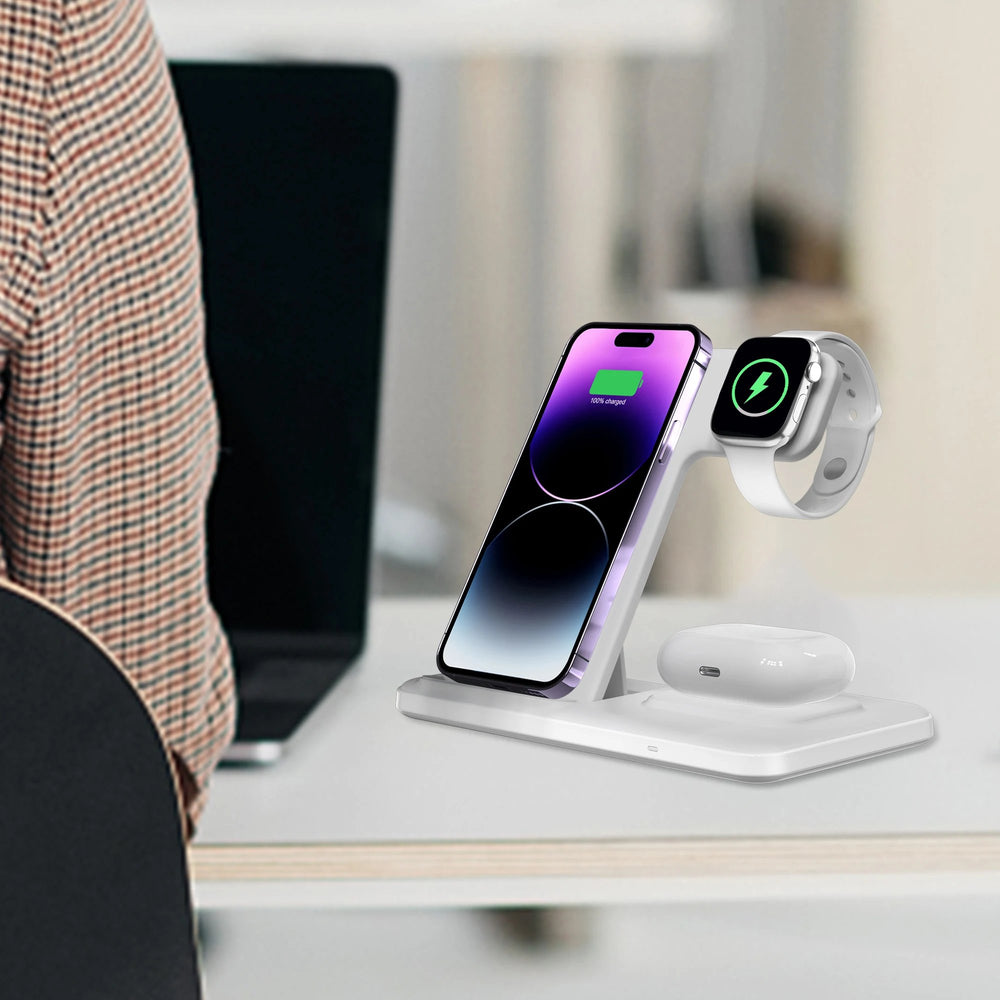 3 in 1 Wireless Charger for iPhone/ Apple Watch/AirPods