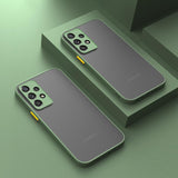 Luxury Matte Clear Case For Samsung Galaxy