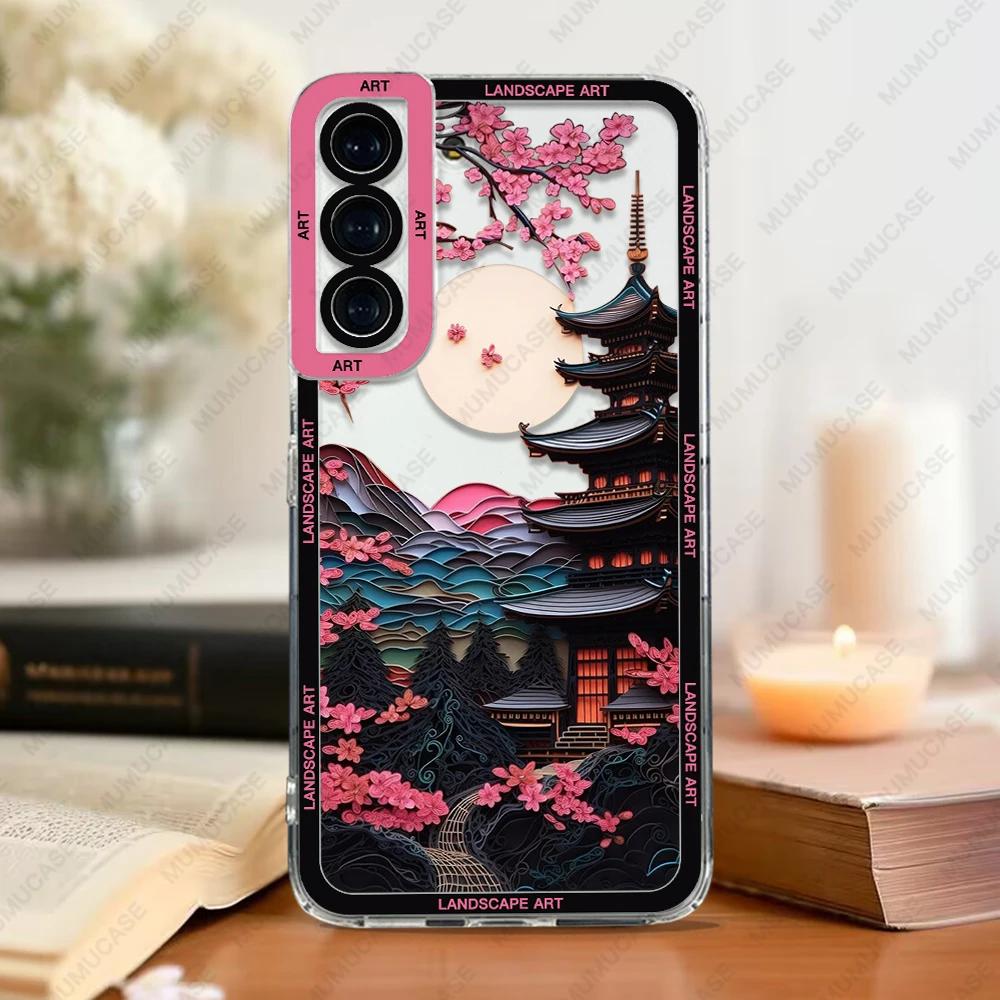 Soft Landscape Art Case For Samsung Galaxy