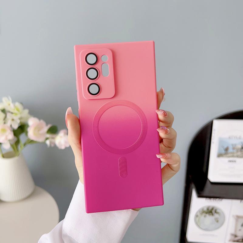 Magnetic Soft Silicone Case For Samsung