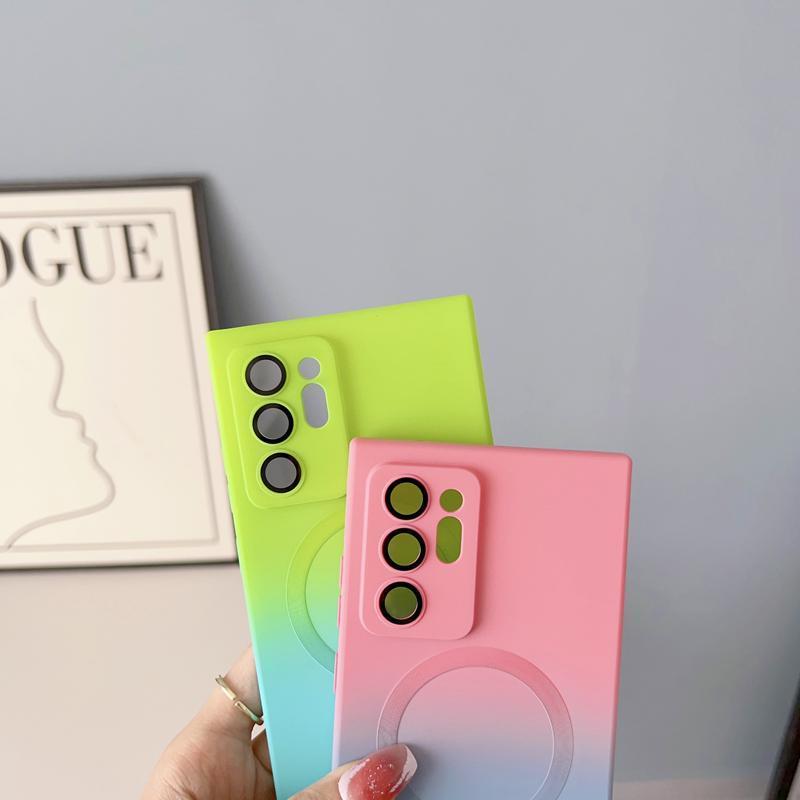 Magnetic Soft Silicone Case For Samsung