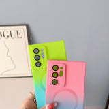 Magnetic Soft Silicone Case For Samsung