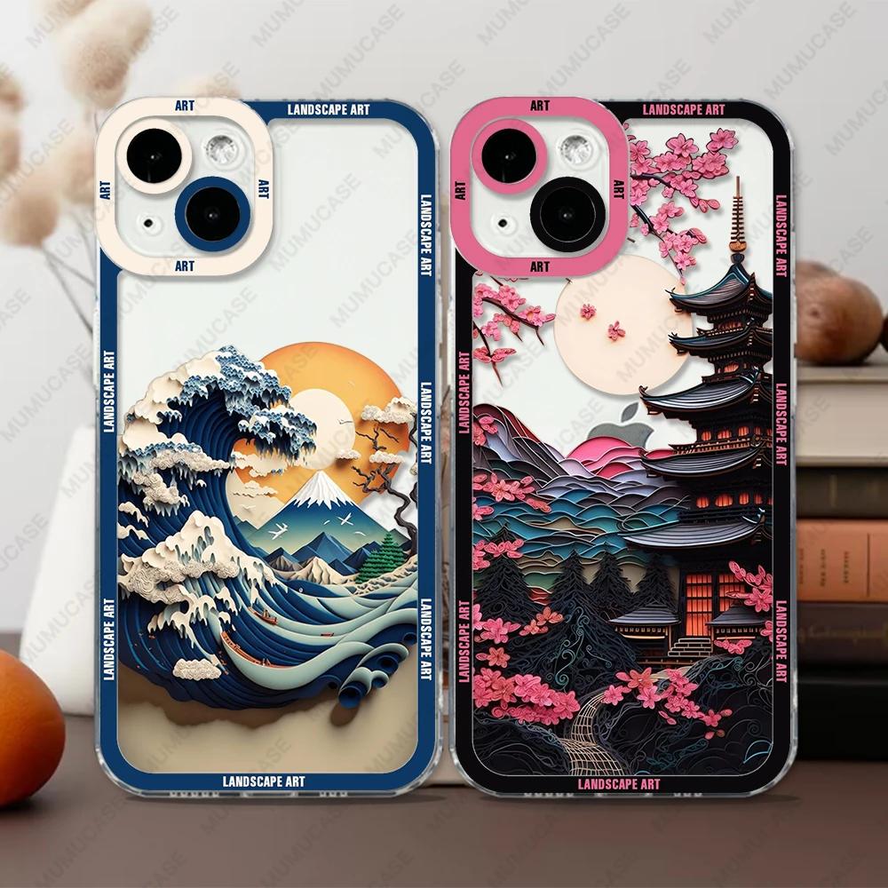 Soft Landscape Art Case For iPhone