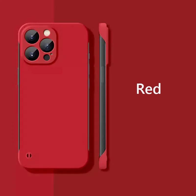 Frameless Slim Matte Hard Case For iPhone