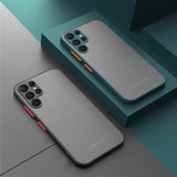 Luxury Matte Clear Case For Samsung Galaxy