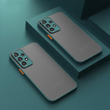 Luxury Matte Clear Case For Samsung Galaxy