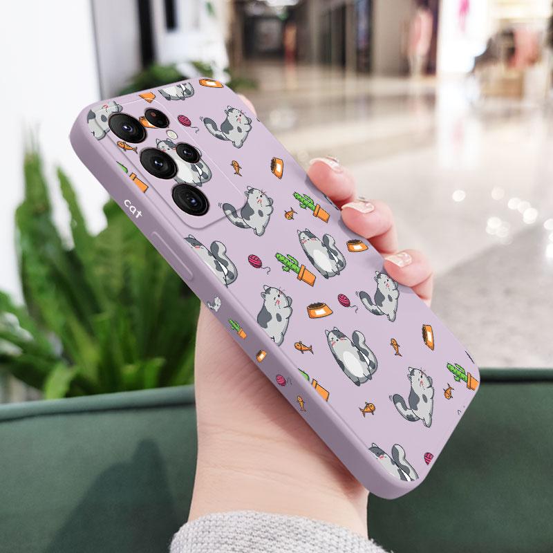Cat Yarn Phone Case For Samsung Galaxy