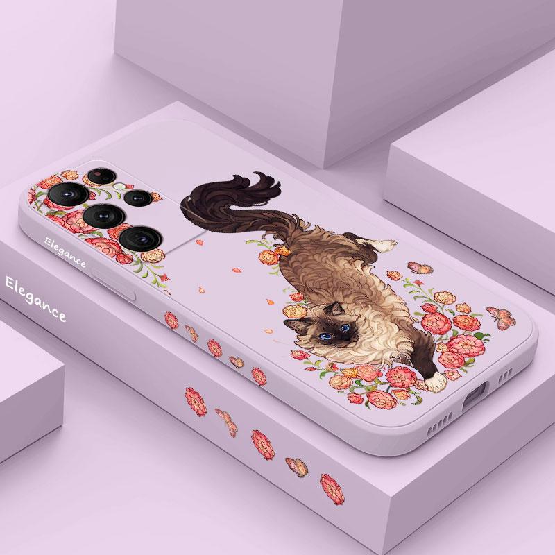 Ethereal Cat Case For Samsung Galaxy