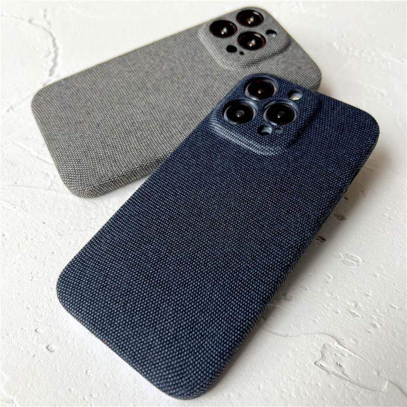 Ultra thin Cloth Texture Case For iPhone