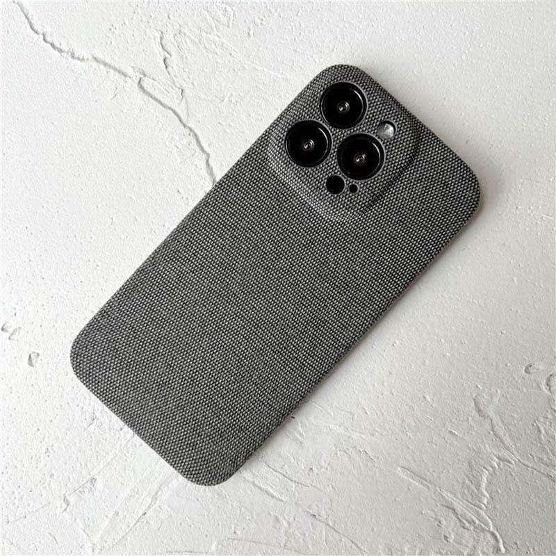 Ultra thin Cloth Texture Case For iPhone