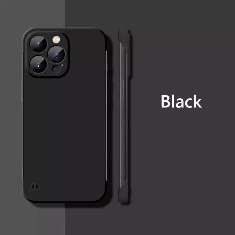 Frameless Slim Matte Hard Case For iPhone
