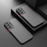 Luxury Matte Clear Case For Samsung Galaxy