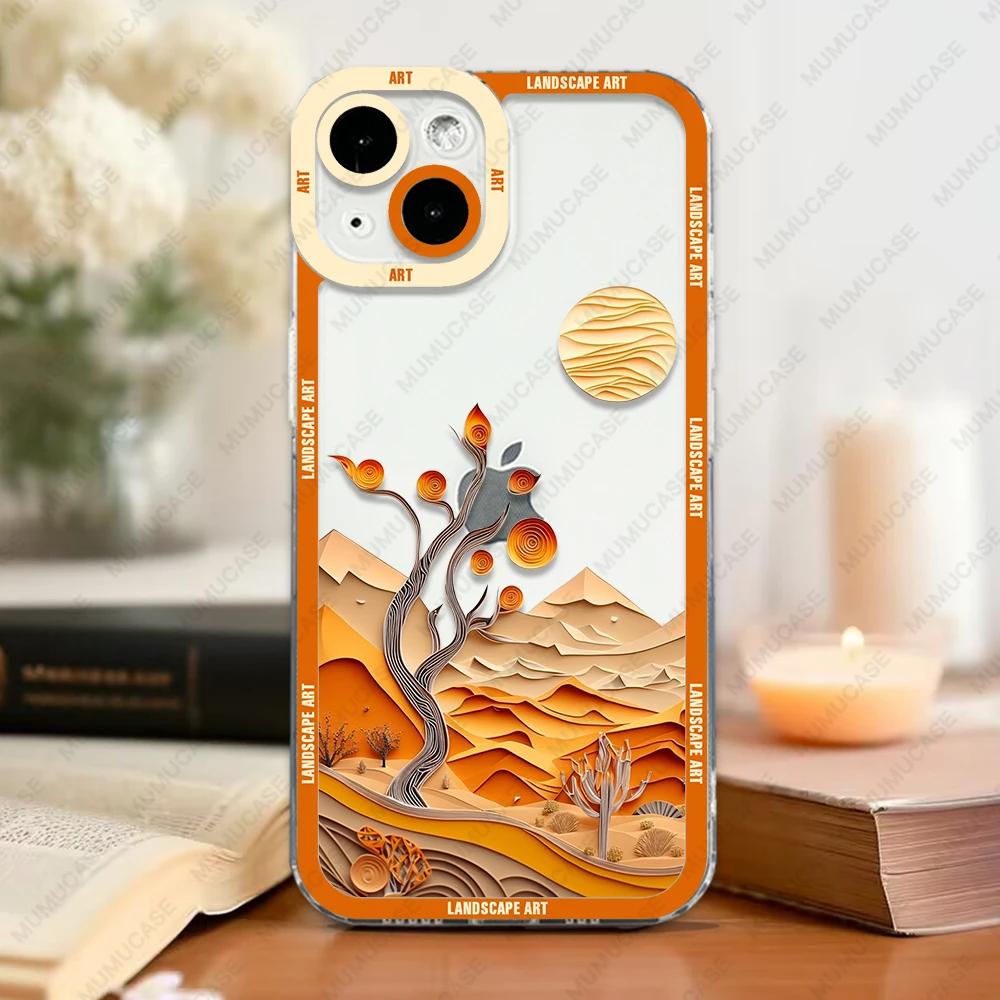 Soft Landscape Art Case For iPhone